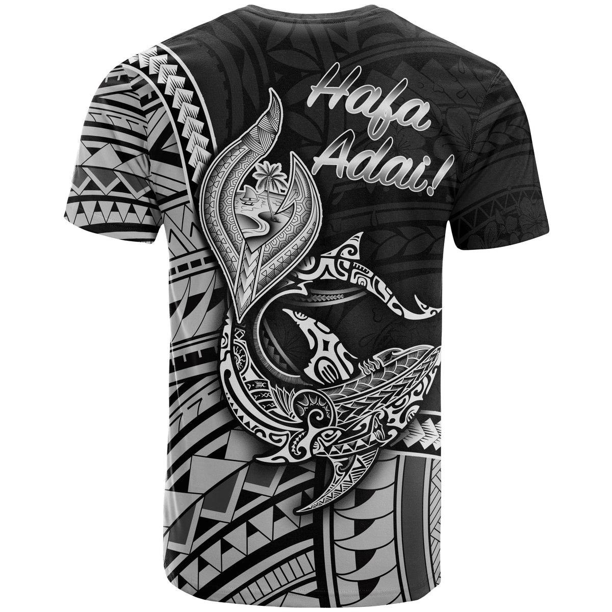 Guam T Shirt Hafa Adai Polynesian Patterns - Polynesian Pride