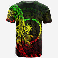 Chuuk T Shirt Custom Polynesian Pattern Style Raggae Color - Polynesian Pride