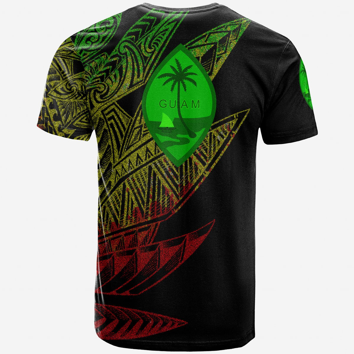 Guam T Shirt Legends Are Born In Reggae Color - Polynesian Pride