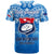 Samoa Rugby Toa Samoa Blue Style T Shirt LT2 - Polynesian Pride