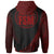 Federated States of Micronesia Zip Hoodie Red Polynesian Patterns Sport Style - Polynesian Pride