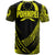 Pohnpei State T Shirt Yellow Polynesian Patterns Sport Style - Polynesian Pride
