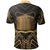 Tokelau Polo Shirt Tokelauan Seal Gold Tribal Patterns - Polynesian Pride