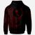 Chuuk State Zip Hoodie Legends Are Born In Red Color - Polynesian Pride