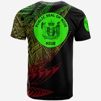 Niue T Shirt Legends Are Born In Reggae Color - Polynesian Pride