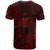 Federated States of Micronesia T Shirt Seal of Federated States of Micronesia Polynesian Red Patterns - Polynesian Pride