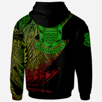 Tuvalu Hoodie Legends Are Born In Reggae Color - Polynesian Pride