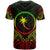 Chuuk State T Shirt Chuuk State Seal Tribal Reggae Color Patterns - Polynesian Pride
