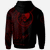 Yap State Hoodie Legends Are Born In Red Color - Polynesian Pride