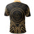 Palau Polo Shirt Palau Seal Gold Tribal Patterns - Polynesian Pride