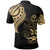 Solomon Islands Custom Polo Shirt Solomon Islands Tatau Gold Patterns - Polynesian Pride