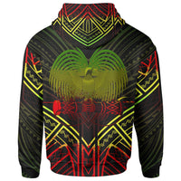 Papua New Guinea Hoodie Papua New Guinea Seal Reggae Tribal Patterns - Polynesian Pride
