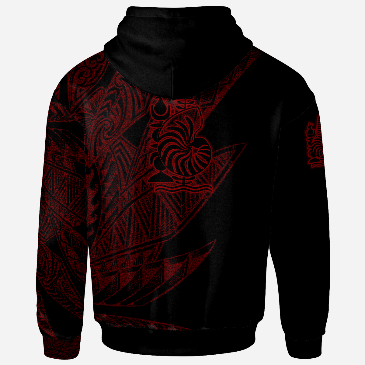 New Caledonia Hoodie Legends Are Born In Red Color - Polynesian Pride