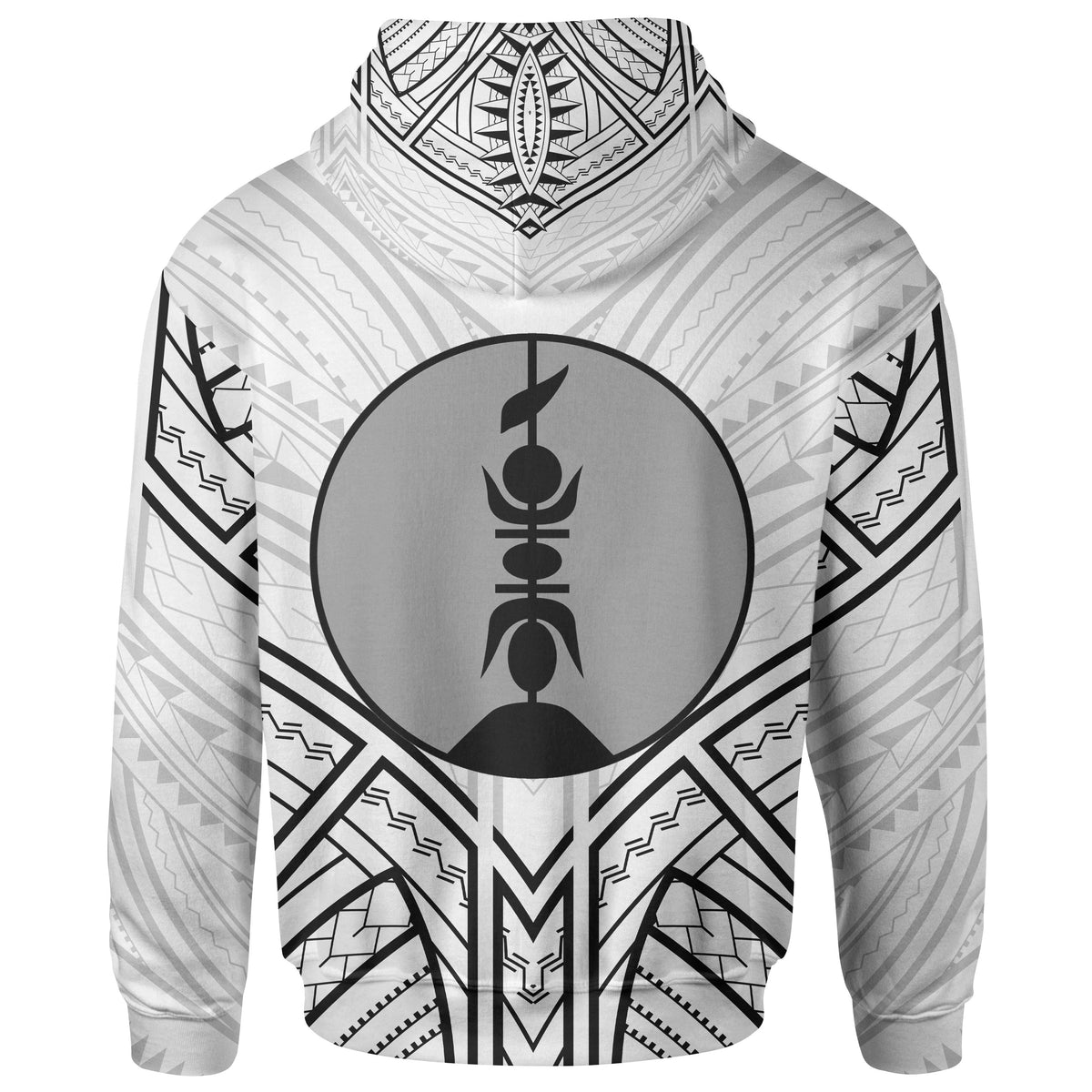 New Caledonia Hoodie New Caledonia Seal Tribal Patterns - Polynesian Pride