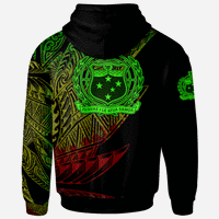 Samoa Zip Hoodie Legends Are Born In Reggae Color - Polynesian Pride