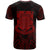 Tuvalu T Shirt Tuvaluan Seal Tribal Red Color Patterns - Polynesian Pride