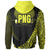 Papua New Guinea Zip Hoodie Yellow Polynesian Patterns Sport Style - Polynesian Pride