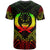 Pohnpei State T Shirt Pohnpei State Seal Tribal Reggae Color Patterns - Polynesian Pride