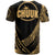 Chuuk State T Shirt Gold Polynesian Patterns Sport Style - Polynesian Pride