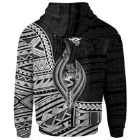 Guam Zip Hoodie Dededo Seal of Guam Polynesian Patterns - Polynesian Pride