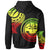 Federated States of Micronesia Zip Hoodie Federated States of Micronesia Tatau Reggae Patterns With Coat of Arms - Polynesian Pride