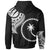 Chuuk State Hoodie Chuuk State Tatau White Patterns With Coat ofrms - Polynesian Pride