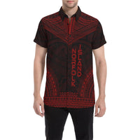 Norfolk Island Polynesian Chief Shirt - Red Version - Polynesian Pride