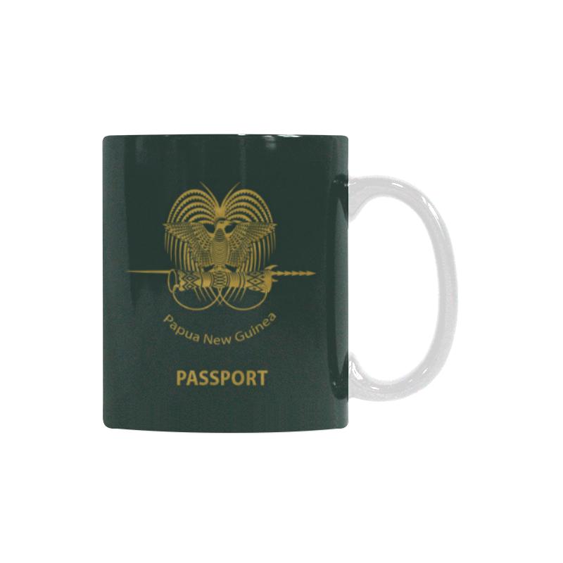 Papua New Guinea Passport White Mug - Polynesian Pride