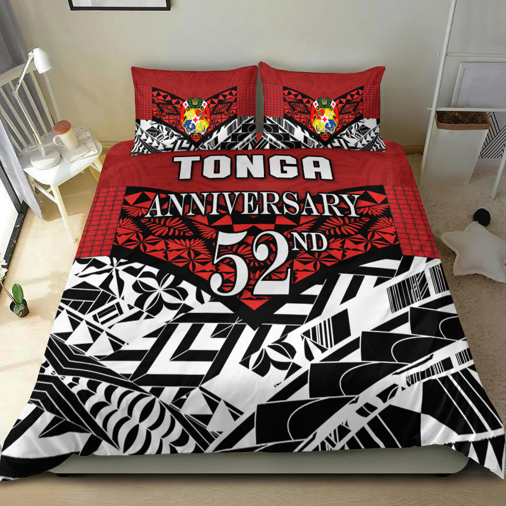 Tonga Bedding Set Independence Anniversary Special Version 2022 LT14 Red - Polynesian Pride