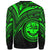 Federated States of Micronesia Sweatshirt - Cross Style Green Color - Polynesian Pride