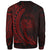 Hawaii Custom Personalised Sweatshirt - Wings Style Red Color - Polynesian Pride