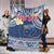 (Custom Personalised) Samoa Premium Blanket Samoan Plumeria Flowers Mix Polynesian Pattern LT14 - Polynesian Pride