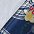 (Custom Personalised) Samoa Premium Blanket Samoan Plumeria Flowers Mix Polynesian Pattern LT14 - Polynesian Pride