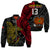 (Custom Text and Number) Papua New Guinea Bomber Jacket Raggiana Birds Of Paradise Happy 47th Independence Day LT13 Unisex Black - Polynesian Pride
