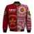 (Custom Text And Number) Tonga Eua High School Bomber Jacket Class Of Year Tongan Ngatu Pattern LT14 - Polynesian Pride