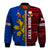 (Custom Personalised) Philippines Bomber Jacket Pilipinas Sun Mix Polynesian Pattern LT14 - Polynesian Pride
