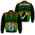 Aotearoa Fern Bomber Jacket New Zealand Hei Tiki Special Style LT13 Unisex Green - Polynesian Pride