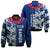 Toa Samoa Rugby Bomber Jacket Siamupini Ula Fala Blue LT13 Unisex Blue - Polynesian Pride