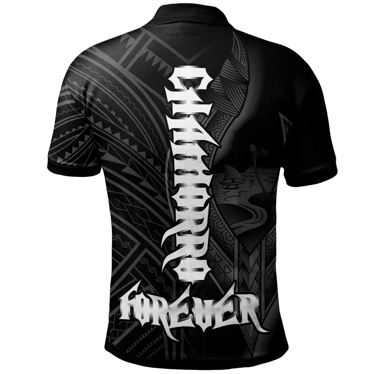 Guam Polo Shirt Chamorro Forever - Polynesian Pride