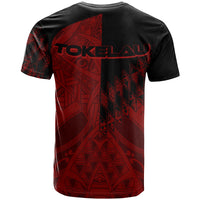 Tokelau T Shirt Red Color Symmetry Style - Polynesian Pride