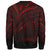Tokelau Sweatshirt - Cross Style Red Color - Polynesian Pride