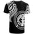 Northern Mariana Islands Custom T Shirt Northern Mariana Islands Tatau White Patterns - Polynesian Pride