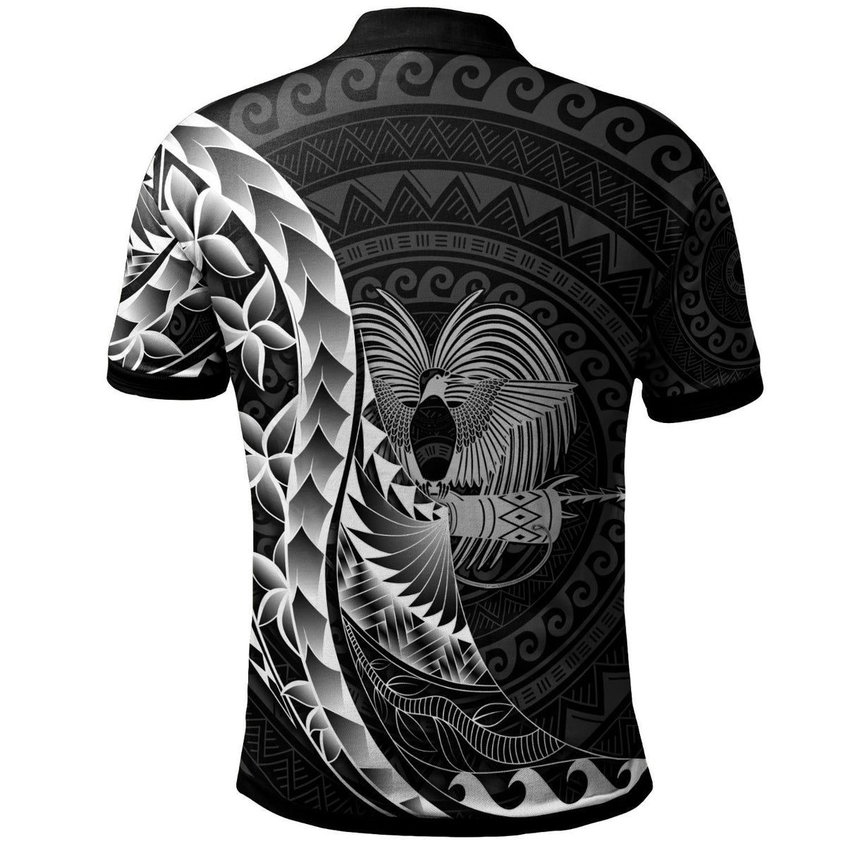 Papua New Guinea Polo Shirt Custom Polynesian Pattern Style - Polynesian Pride