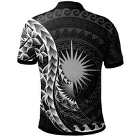 Marshall Islands Polo Shirt Custom Polynesian Pattern Style - Polynesian Pride