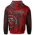 Tonga Hoodie Red Polynesian Patterns Best Tonga Ever - Polynesian Pride