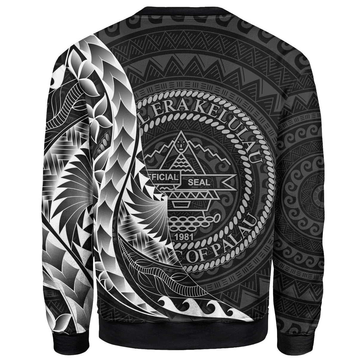 Palau Sweatshirt - Polynesian Pattern Style - Polynesian Pride