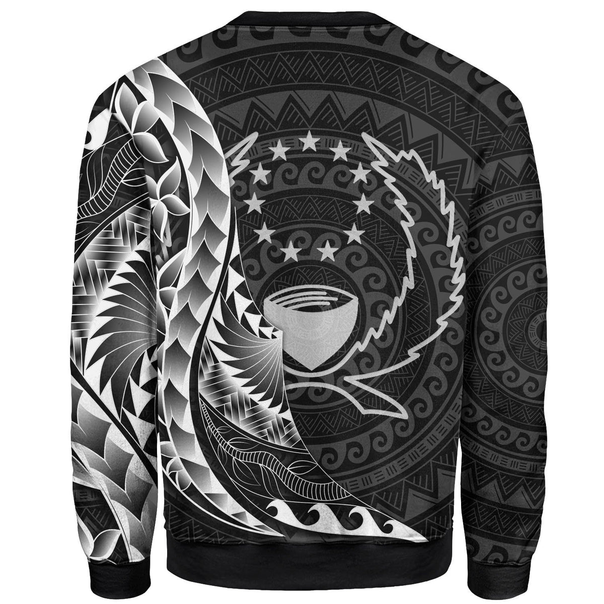 Pohnpei Sweatshirt - Polynesian Pattern Style - Polynesian Pride