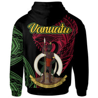 Vanuatu Zip Hoodie Futuna Seal of Vanuatu Special Style - Polynesian Pride