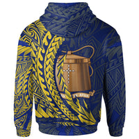 Tokelau Zip Hoodie Atafu Wings Style - Polynesian Pride