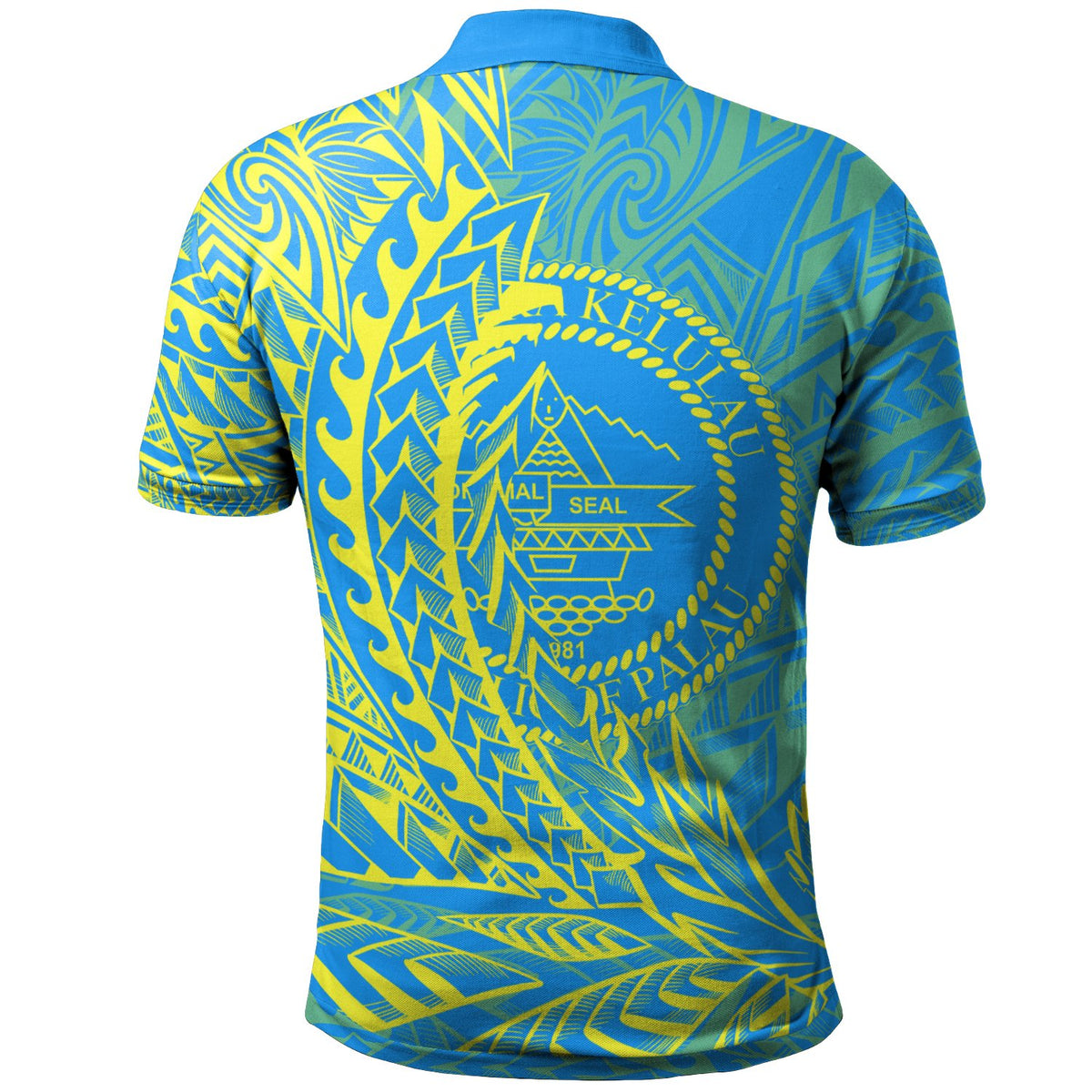 Palau Polo Shirt Kloulklubed Wings Style - Polynesian Pride